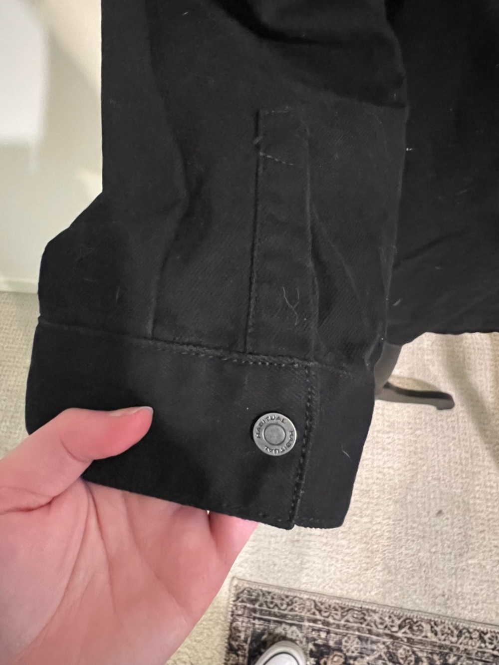 Habitual Black Belted Shirt Mini Dress - Picture 4 of 7